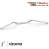 Manubrio Rizoma Moto 22 mm Alluminio Ergal Anodizzato Argento Sezione Variabile