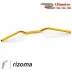 Manubrio Rizoma Moto 22 mm Alluminio Ergal Anodizzato Oro Sezione Variabile