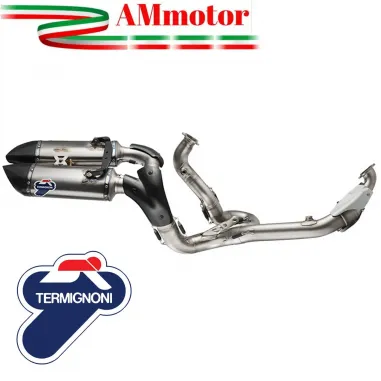 Impianto Di Scarico Completo Racing Termignoni Ducati Panigale 1199 Silenziatori Force Titanio
