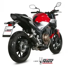 Mivv Honda Cb 500 F 19 - 2024 Terminale Di Scarico Moto Marmitta Mk3 Carbonio 2