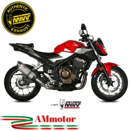Mivv Honda Cb 500 F 19 - 2024 Terminale Di Scarico Moto Marmitta Suono Inox Omologato