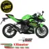 Mivv Kawasaki Ninja 400 Terminale Di Scarico Moto Marmitta Mk3 Carbonio