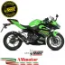 Mivv Kawasaki Ninja 400 Terminale Di Scarico Moto Marmitta Mk3 Black