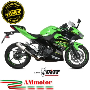 Mivv Kawasaki Ninja 400 Terminale Di Scarico Moto Marmitta Mk3 Inox