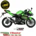 Mivv Kawasaki Ninja 400 Terminale Di Scarico Moto Marmitta Mk3 Inox