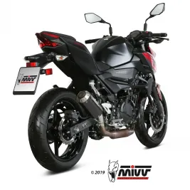 Mivv Kawasaki Z 400 Terminale Di Scarico Moto Marmitta Mk3 Carbonio 2