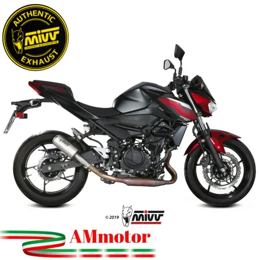 Mivv Kawasaki Z 400 Terminale Di Scarico Moto Marmitta Mk3 Inox