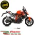 Mivv Ktm 1290 Superduke Terminale Di Scarico Moto Marmitta Suono Inox Omologato