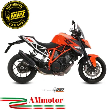 Mivv Ktm 1290 Superduke Terminale Di Scarico Moto Marmitta Suono Black Omologato