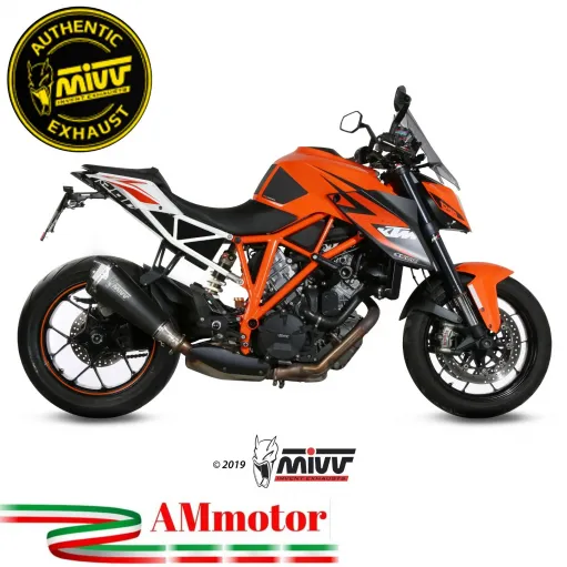 Mivv Ktm 1290 Superduke Terminale Di Scarico Moto Marmitta Delta Race Black Omologato