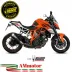 Mivv Ktm 1290 Superduke Terminale Di Scarico Moto Marmitta Delta Race Black Omologato
