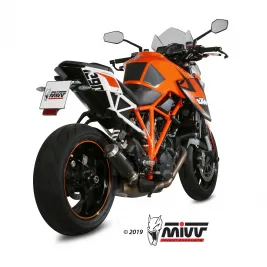 Mivv Ktm 1290 Superduke Terminale Di Scarico Moto Marmitta Mk3 Black Omologato 2