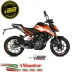 Mivv Ktm 125 Duke 17 - 2020 Terminale Di Scarico Moto Marmitta Mk3 Carbonio