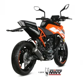 Mivv Ktm 125 Duke 17 - 2020 Terminale Di Scarico Moto Marmitta Mk3 Carbonio 2