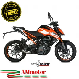 Mivv Ktm 125 Duke 17 - 2020 Terminale Di Scarico Moto Marmitta Mk3 Black