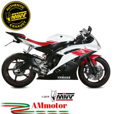 Mivv Yamaha Yzf 600 R6 06 - 2016 Terminale Di Scarico Moto Marmitta Mk3 Carbonio Omologato