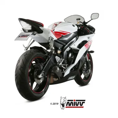 Mivv Yamaha Yzf 600 R6 06 - 2016 Terminale Di Scarico Moto Marmitta Mk3 Carbonio Omologato