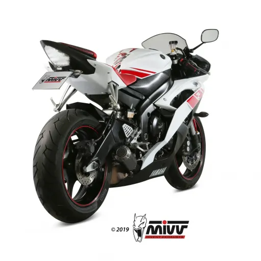 Mivv Yamaha Yzf 600 R6 06 - 2016 Terminale Di Scarico Moto Marmitta Mk3 Carbonio Omologato