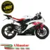 Mivv Yamaha Yzf 600 R6 06 - 2016 Terminale Di Scarico Moto Marmitta Mk3 Black Omologato