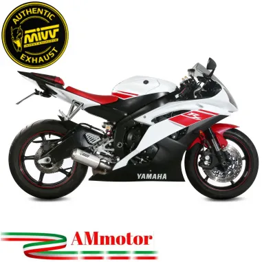 Mivv Yamaha Yzf 600 R6 06 - 2016 Terminale Di Scarico Moto Marmitta Mk3 Inox Omologato
