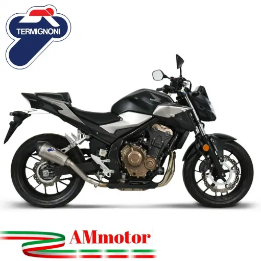 Termignoni Honda CB 500 F / R / X Terminale Di Scarico Moto Marmitta Relevance Titanio