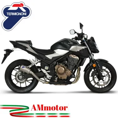 Termignoni Honda CB 500 F / R / X Terminale Di Scarico Moto Marmitta GP2R-RHT Titanio