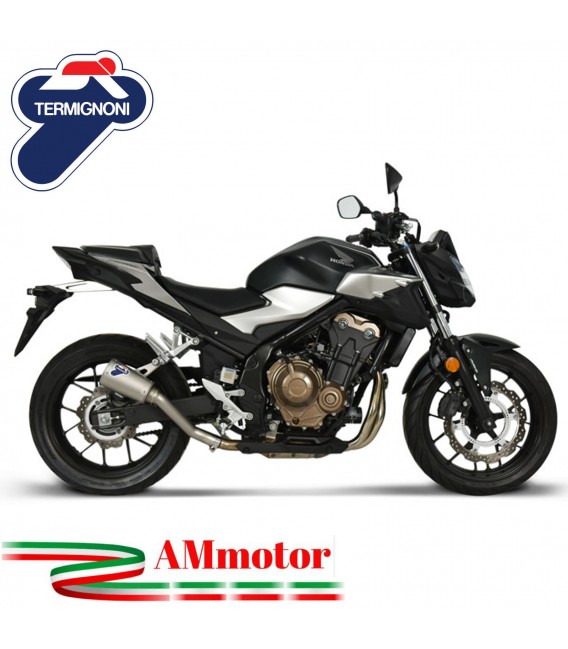 Termignoni Honda CB 500 F / R / X Terminale Di Scarico Moto Marmitta GP2R Inox