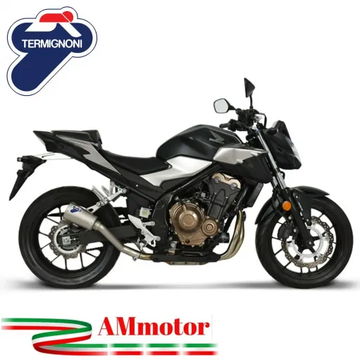 Termignoni Honda CB 500 F / R / X Terminale Di Scarico Moto Marmitta GP2R Inox