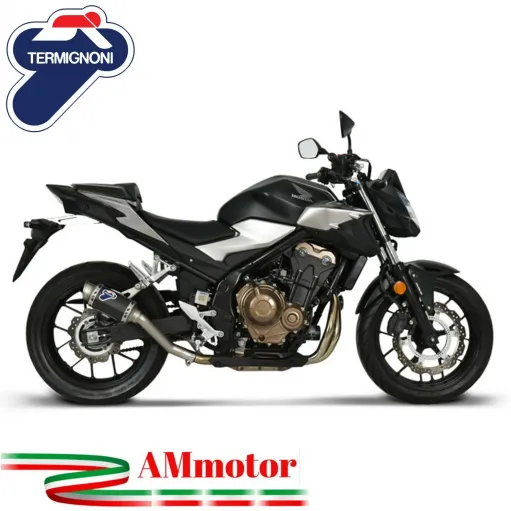 Termignoni Honda CB 500 F / R / X Terminale Di Scarico Moto Marmitta Gp Carbonio