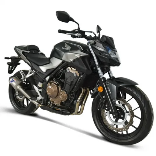 Termignoni Honda CB 500 F / R / X Terminale Di Scarico Moto Marmitta Relevance D70 Titanio