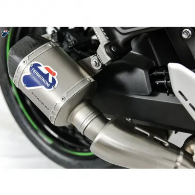 Termignoni Kawasaki Z 900 RS Terminale Di Scarico Moto Marmitta Relevance D70 Titanio