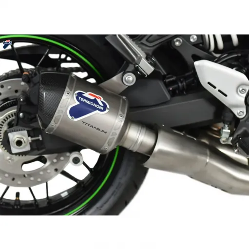 Termignoni Kawasaki Z 900 RS Terminale Di Scarico Moto Marmitta Relevance D70 Titanio