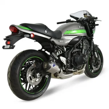 Termignoni Kawasaki Z 900 RS 18 - 2022 Terminale Di Scarico Moto Marmitta Relevance D70 Titanio