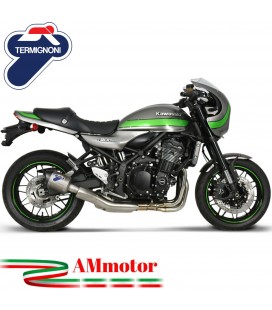 Termignoni Kawasaki Z 900 RS Terminale Di Scarico Moto Marmitta Relevance D70 Titanio