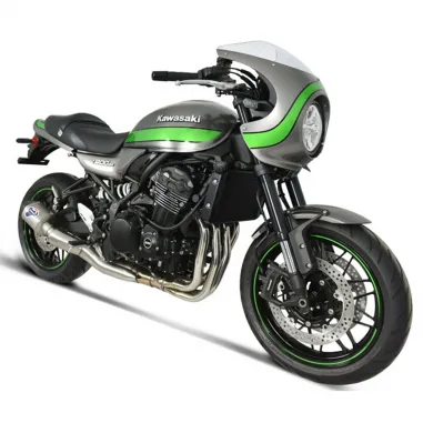 Termignoni Kawasaki Z 900 RS 18 - 2022 Terminale Di Scarico Moto Marmitta Relevance D70 Titanio