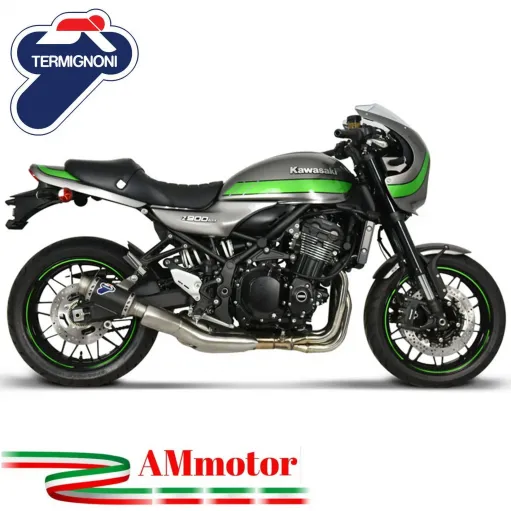 Termignoni Kawasaki Z 900 RS Terminale Di Scarico Moto Marmitta Gp Carbonio