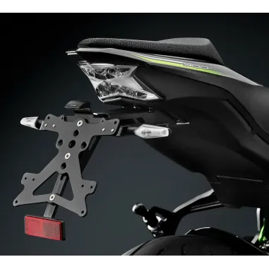 Portatarga Rizoma Kawasaki Z 900 Moto Supporto Completo Luce Led Catarifrangente
