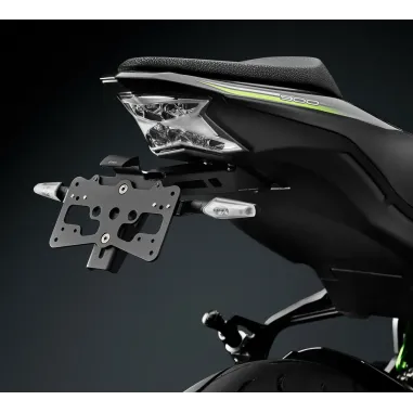 Portatarga Rizoma Kawasaki Z 900 Moto Supporto Completo Luce Led Catarifrangente