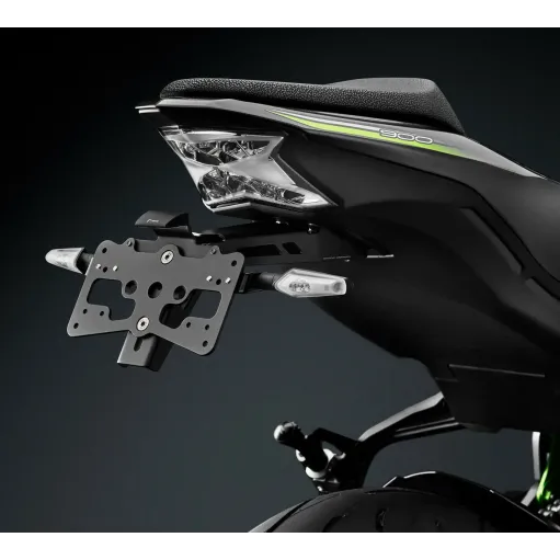 Portatarga Rizoma Kawasaki Z 900 Moto Supporto Completo Luce Led Catarifrangente