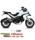 Mivv Ducati Multistrada 1200 10 - 2014 Terminale Di Scarico Moto No Kat Marmitta Suono Inox