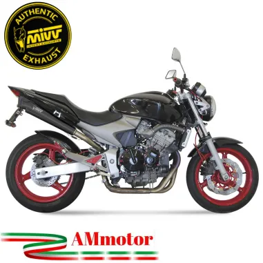 Mivv Honda Hornet 600 03 - 2006 Terminale Di Scarico Moto Marmitta X-Cone Inox Nero