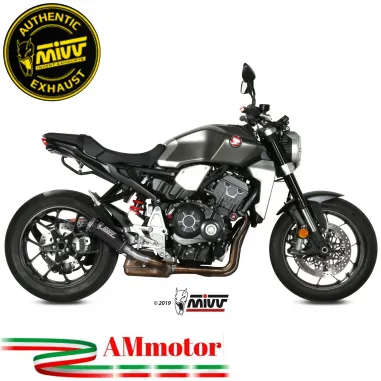 Mivv Honda Cb 1000 R 18 - 2024 Terminale Di Scarico Moto Marmitta Mk3 Carbonio Omologato