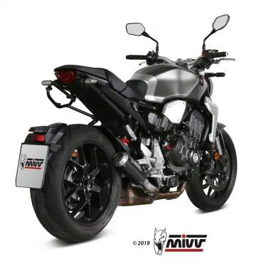 Mivv Honda Cb 1000 R 18 - 2024 Terminale Di Scarico Moto Marmitta Mk3 Carbonio Omologato