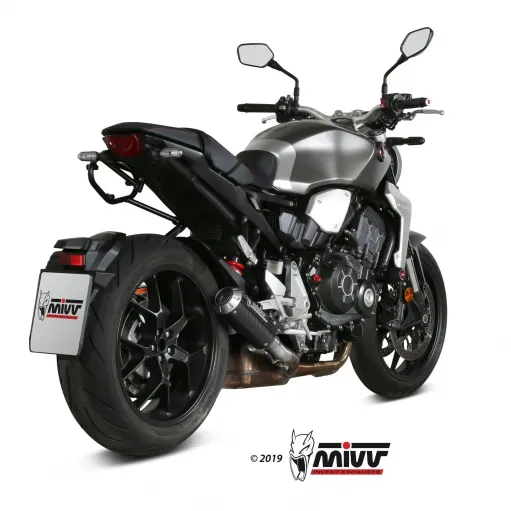 Mivv Honda Cb 1000 R 18 - 2024 Terminale Di Scarico Moto Marmitta Mk3 Carbonio Omologato
