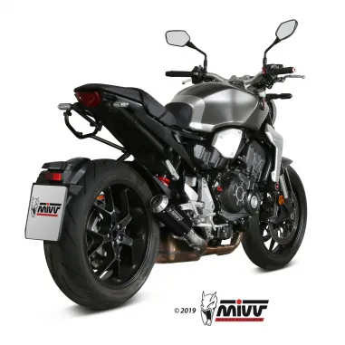 Mivv Honda Cb 1000 R 18 - 2024 Terminale Di Scarico Moto Marmitta Mk3 Black Omologato