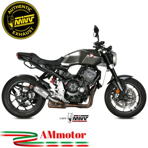 Mivv Honda Cb 1000 R 18 - 2024 Terminale Di Scarico Moto Marmitta Mk3 Inox Omologato