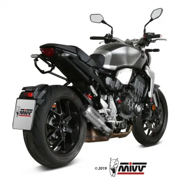Mivv Honda Cb 1000 R 18 - 2024 Terminale Di Scarico Moto Marmitta Mk3 Inox Omologato