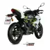 Mivv Kawasaki Z 125 Terminale Di Scarico Moto Marmitta Mk3 Black