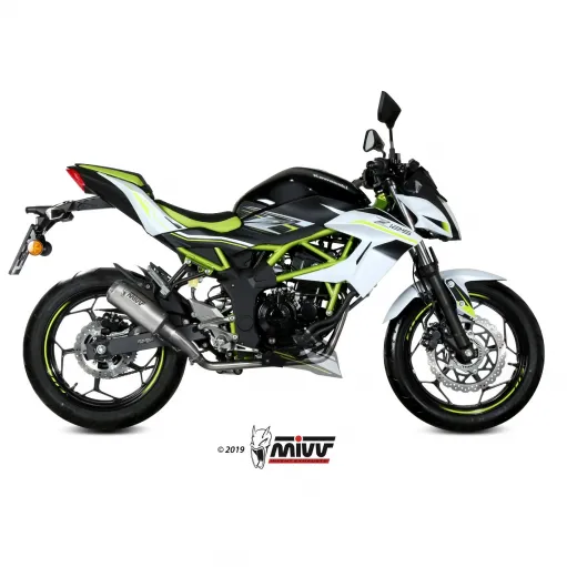 Mivv Kawasaki Z 125 Terminale Di Scarico Moto Marmitta Mk3 Inox