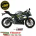 Mivv Kawasaki Ninja 125 Terminale Di Scarico Moto Marmitta Mk3 Carbonio